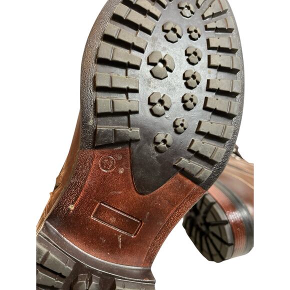 Reserved Footwear Brown Leather Ankle Boot Men's Size 10 - Picture 14 of 16